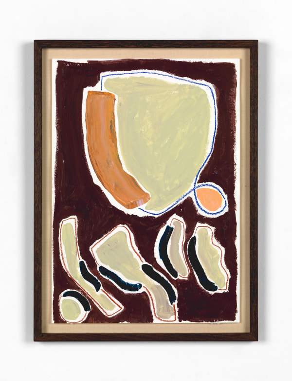 Sahab 3, 2023 mixed media on paper 48cm x 36cm (19" x 14")