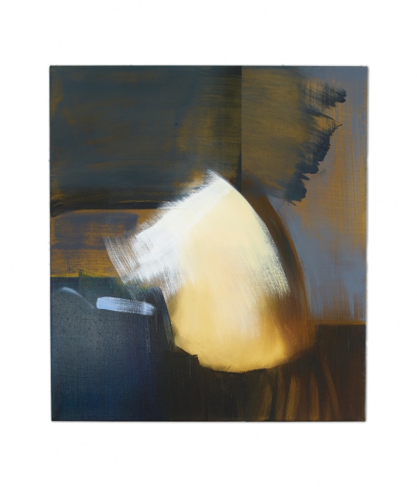 A Lady Writing I, 2025 oil on linen 97cm x 86cm (38" x 34")