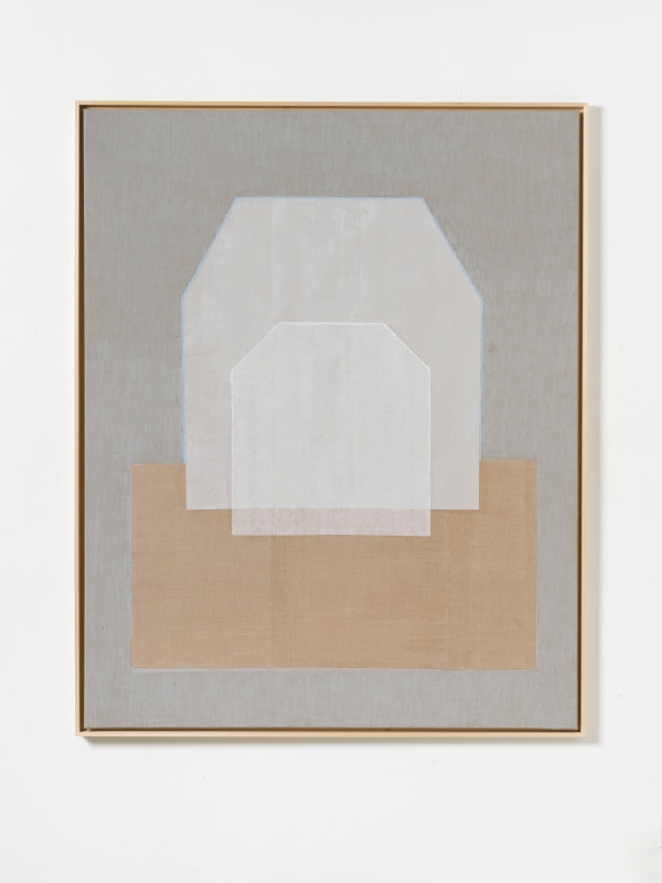 Still, 2023 paper and pastel on linen 150cm x 120cm (59" x 47")