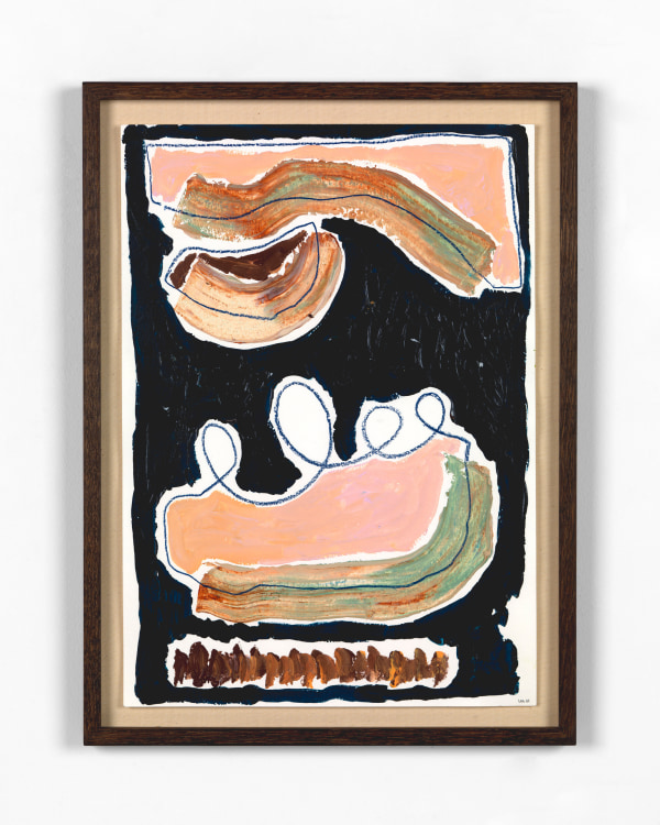 Sahab 2, 2023 mixed media on paper 48cm x 36cm (19" x 14")