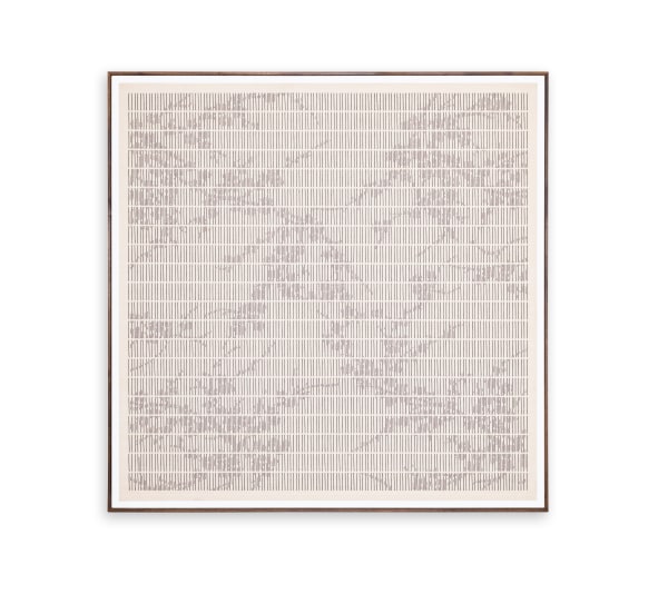 Cherry Blossom I, 2025 cotton thread and acrylic on canvas 150cm x 150cm (60" x 60")