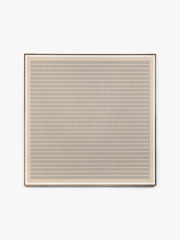 Untitled, 2024 cotton thread and acrylic on canvas 165cm x 165cm (65" x 65")