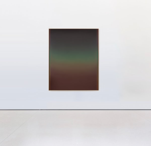 Green Above the Ember Field, 2025 oil on panel 152cm x 122 (60" x 48")