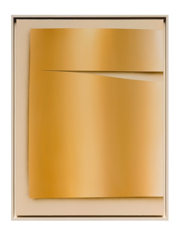 Chroma cut 5, 2023 Acrylic on linen 80cm x 60cm (31" x 24")