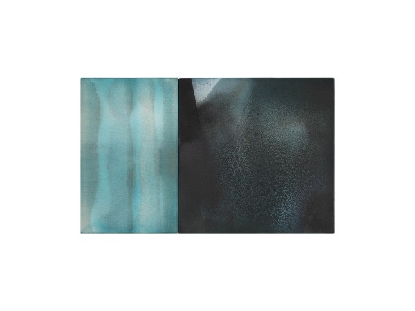 It hides away, 2025 Mixed media on canvas 40cm x 65cm (16" x 26")