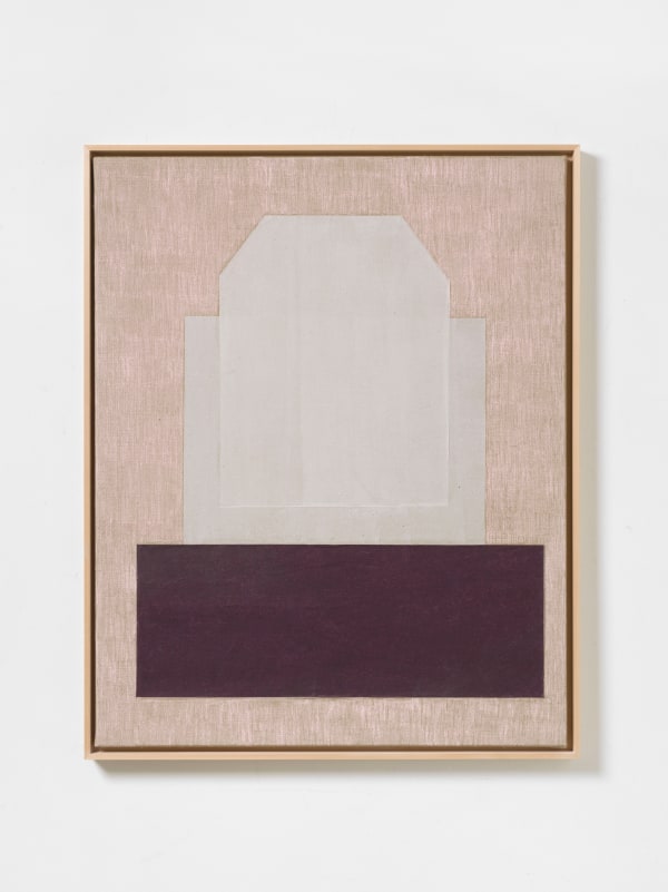 Solid base, 2022 paper and pastel on linen 100cm x 80cm (39" x 31")