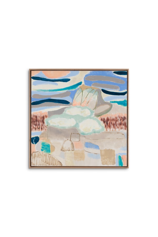 This Place, This Time, 2024 oil on canvas 105cm x 105cm (42" x 42")
