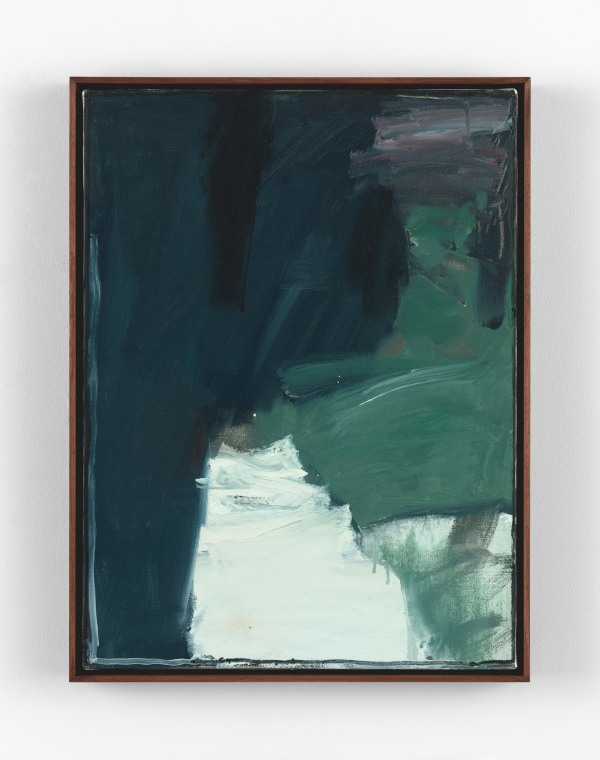 The mountain quietens, 2023 oil on canvas 61cm x 46cm (24" x 18")