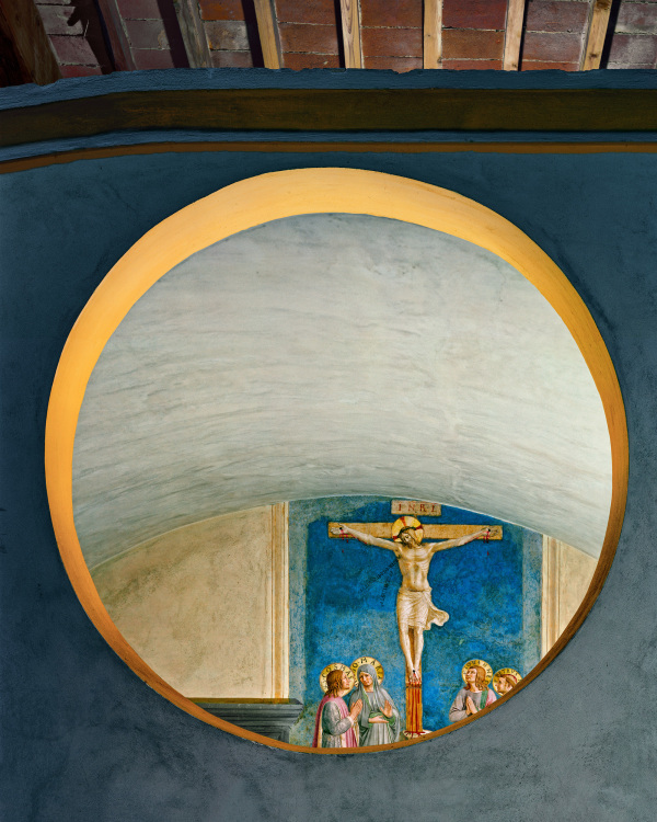 Robert Polidori, Crucifixion with the Virgin and Sts Cosmas, John the Evangelist and Peter Martyr by Fra Angelico #2, Cell 38, Museum of San Marco Convent, Florence, Italy, 2010