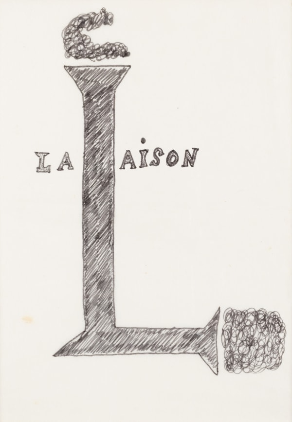 Marcel Broodthaers, La Liaison, 1971