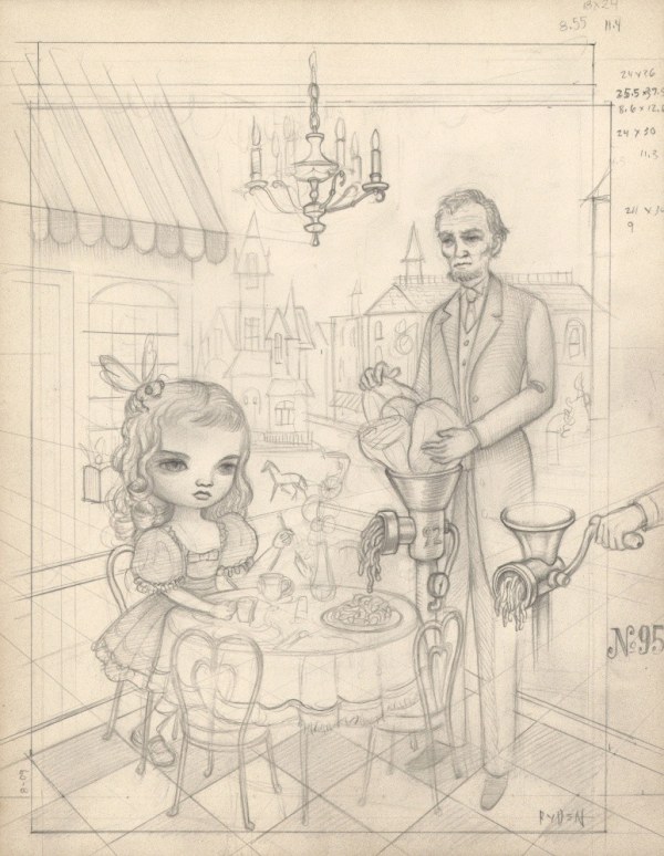 Mark Ryden, The Grinder Drawing, 2010