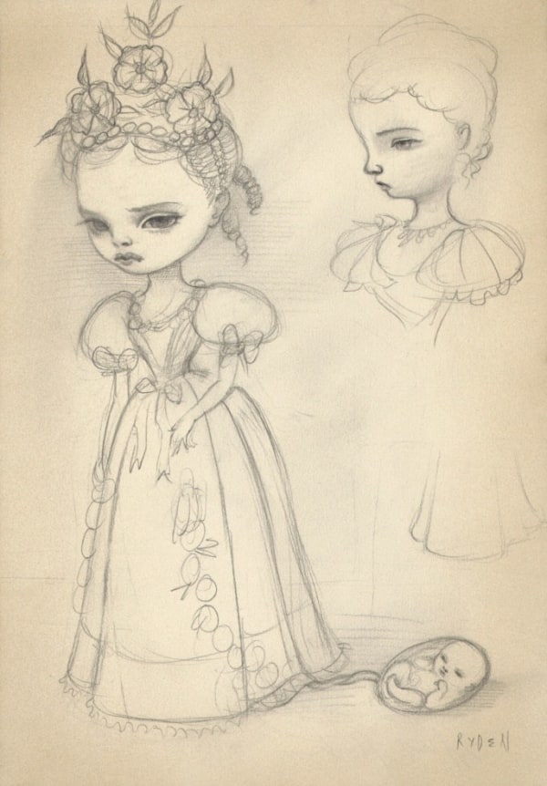 Mark Ryden, Catherine Sketch #1, 2010