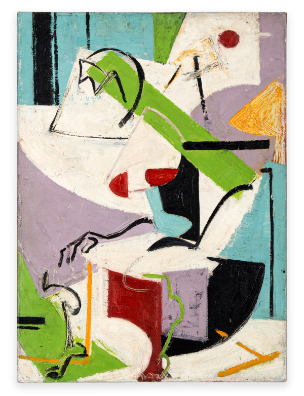 Lee Krasner, Seated Figure, 1938-39
