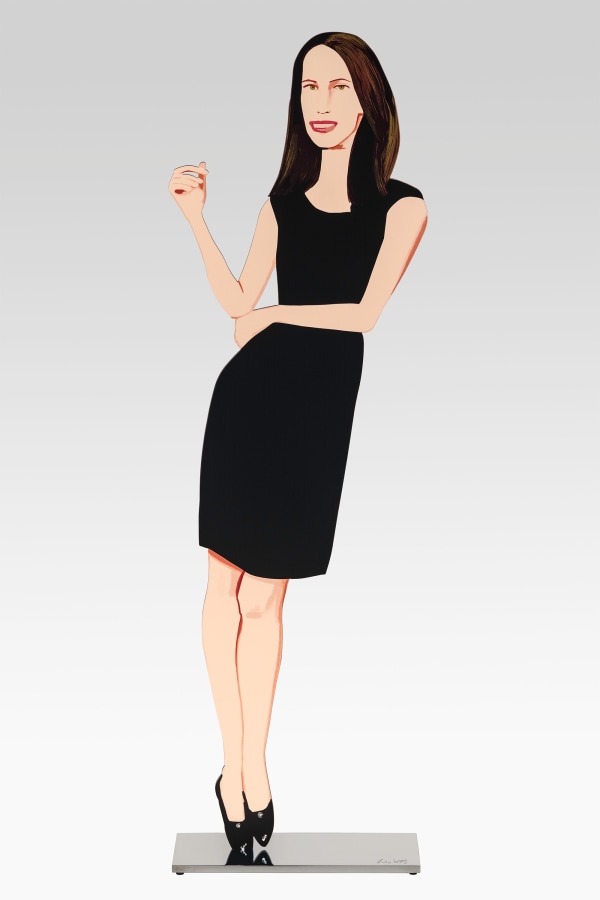 Alex Katz, CHRISTY (BLACK DRESS SERIES OF 9), 2017