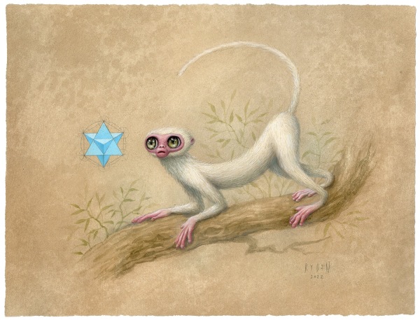 Mark Ryden, Merkaba Cerulean, 2022