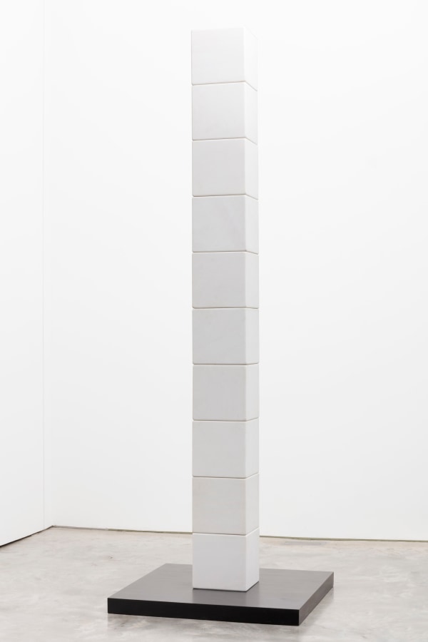 James Lee Byars, The Figure of Death, 1987