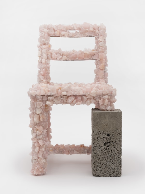 vanessa german, THE ROSE QUARTZ CHAIR, 2024
