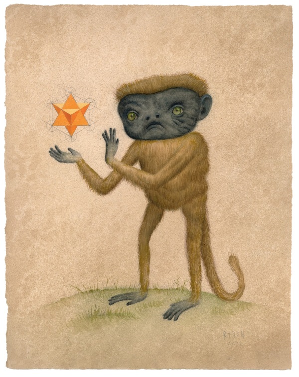 Mark Ryden, Merkaba Gamboge, 2022
