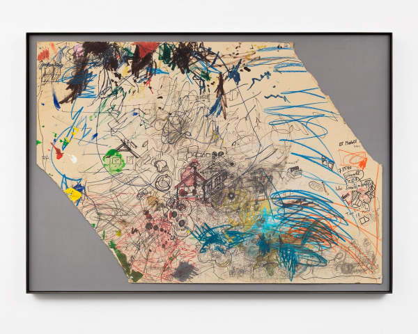 Dieter Roth/ Björn Roth, Tischmatte, Bali- Mosfellsbaer, 1985