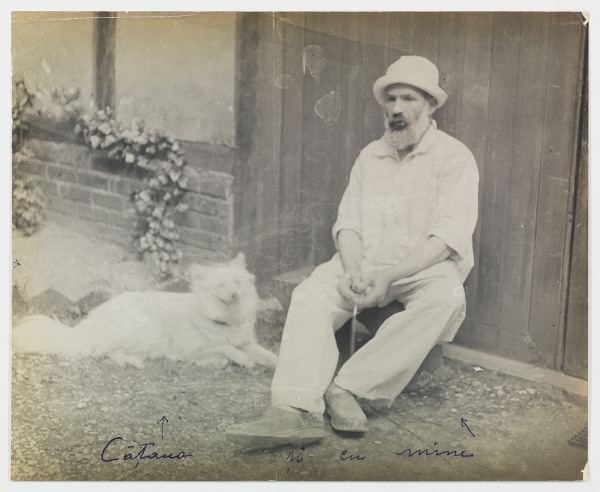 Constantin Brancusi, Autoportrait avec chien (Self-Portrait with Dog), c. 1925