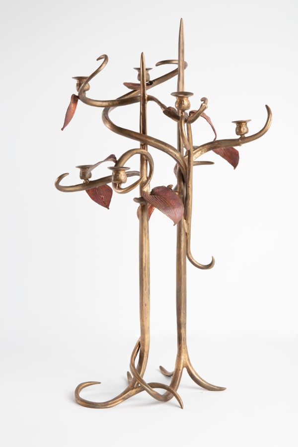Les Lalanne, Candelabre (avec feuilles), 1999/2000