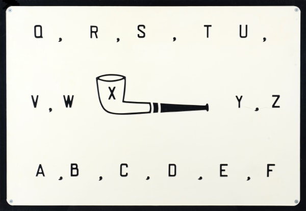 Marcel Broodthaers, Pipe, 1969
