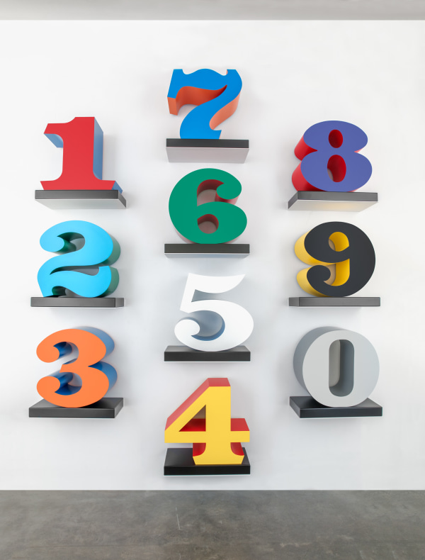 Robert Indiana, ONE through ZERO, 1978-2003