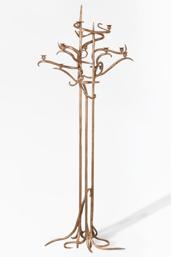 Claude Lalanne, torchère without leaves, 2010
