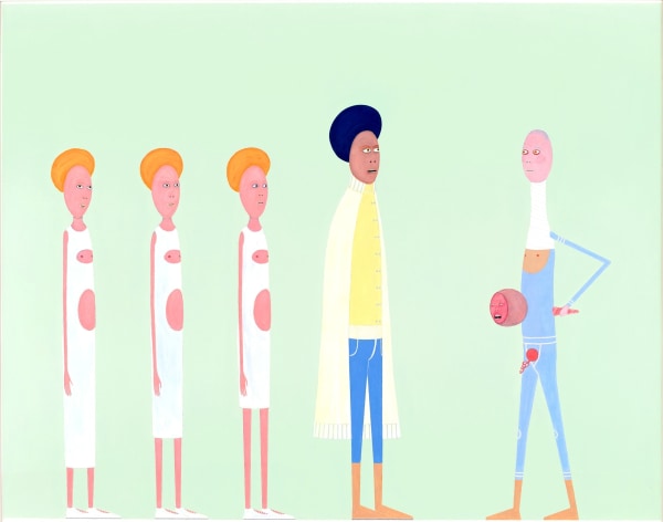 Laylah Ali, Untitled (Acephalous series), 2015