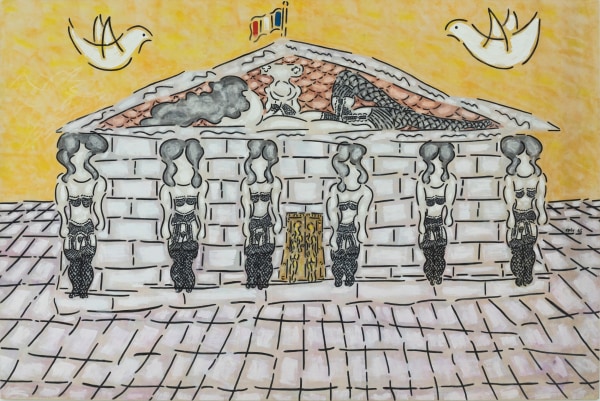 William N. Copley, Tomb of the Unknown Whore (No. 2), 1965