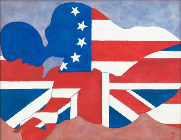 William N. Copley, My Motherland Can Fuck Your Fatherland, 1975