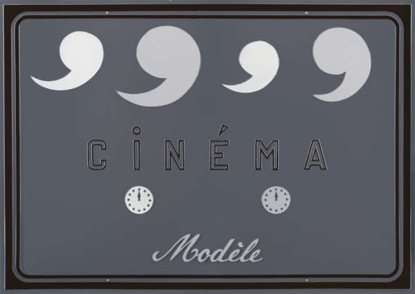Marcel Broodthaers, Cinéma Modèle en négatif, 1970