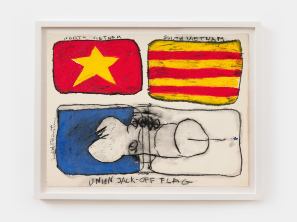 Judith Bernstein, Union Jack-Off Flag, 1967