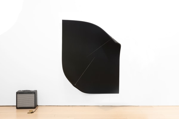 Naama Tsabar, Work On Felt (Variation 15) Black, 2017