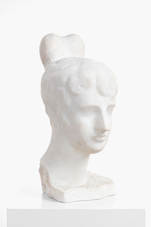 Elie Nadelman, Head of a Woman (with a Topknot), c. 1924