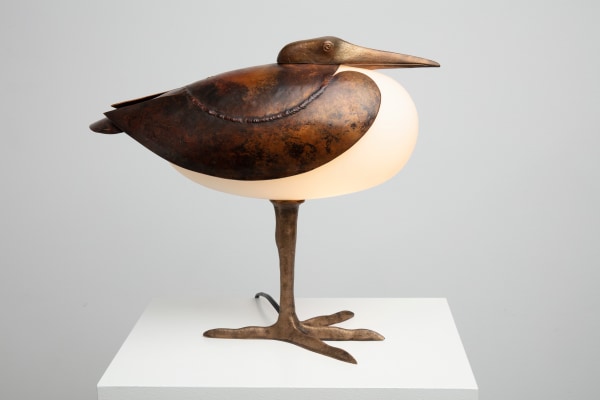 François-Xavier Lalanne, Lampe de table Echassier, 1990/2004