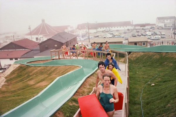Tina Barney, Waterslide in Fog, 1979