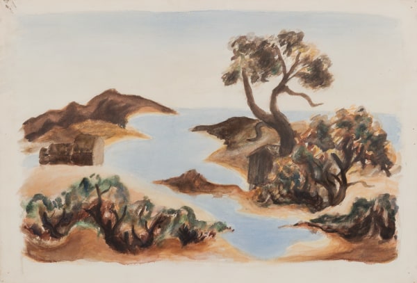 Jackson Pollock, Vineyard Inlet with Tree, 1936