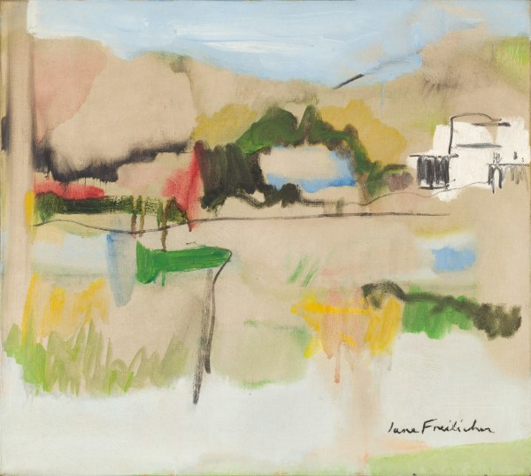 Jane Freilicher, Landscape in Water Mill, 1962