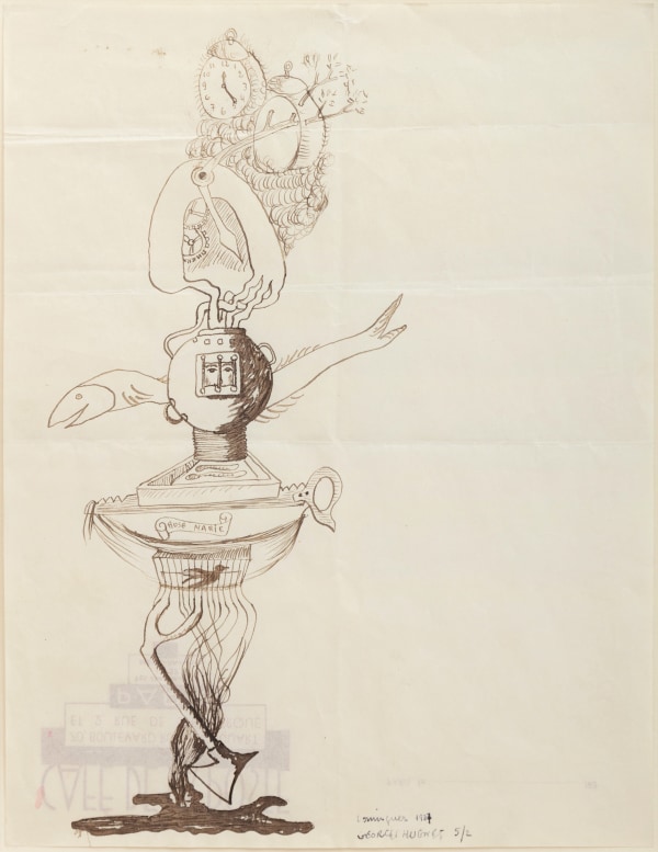 Óscar Domínguez, Georges Hugnet, Cadavre exquis, 1937