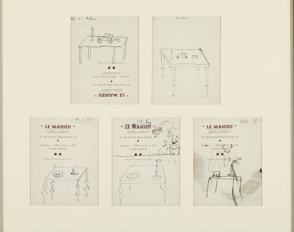 Adolphe Acker, Georges Mouton, Benjamin Péret, Remedios Varo, Flora Acker, Dessins communiqués, 1937-1939