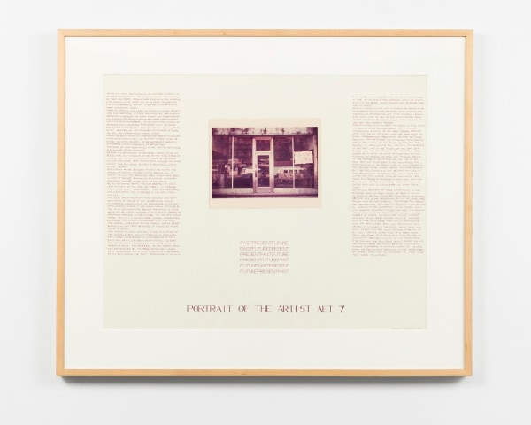 Brian O'Doherty, Past, Present, Future: Portrait of the artist Aet 7, 1967