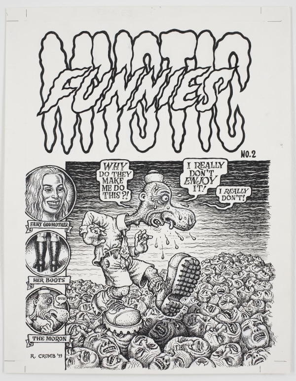 R. Crumb, Mystic Funnies #2 Cover, 1999