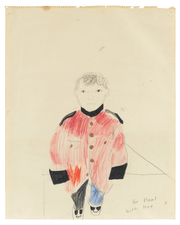 David Hockney, For Paul With Love David, 1965