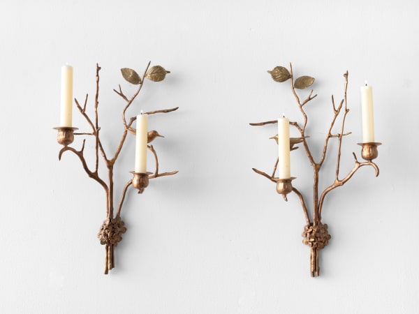 Les Lalanne, Appliques à deux bougies, 2018
