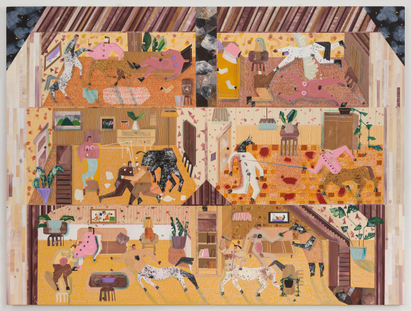 Andrea Joyce Heimer, During A Rare Family Trip From Montana To Canada I Got Very Sick But I Was Young And It Was Thought I Was Simply Overtired. I Had A Fever Dream In The Hotel Room. In The Dream A Yellow House Teemed With Monsters And There Was Sex And Blood And Breast Milk, 2021