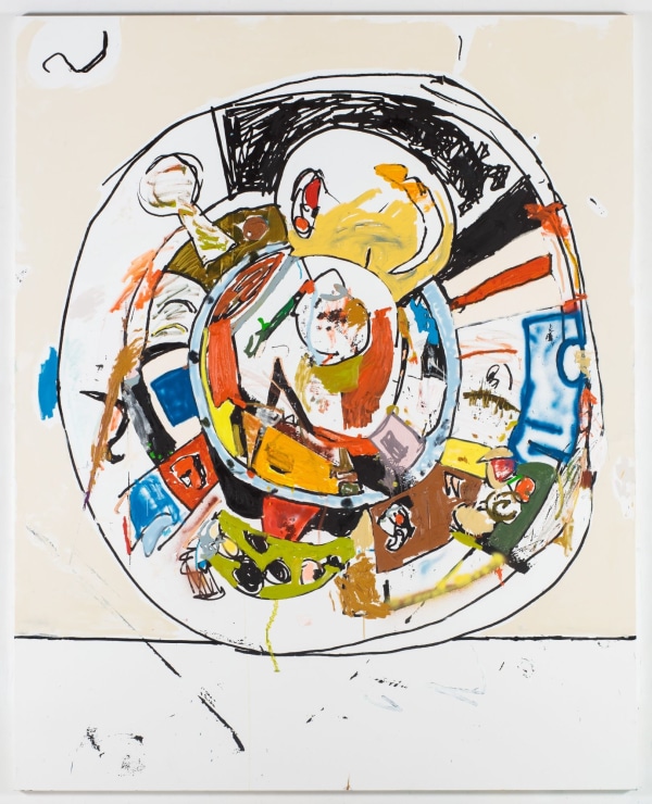 Eddie Martinez, Mandala #6 (Western), 2016