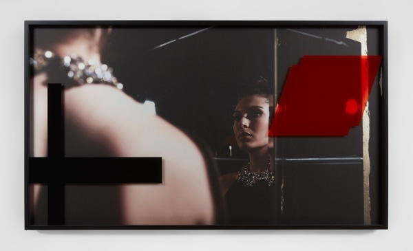 Josephine Meckseper Untitled2017 Edition of 3 plus 1 artist's proof Pigment print on anodized aluminum, pigment print on acrylic sheeting 22 5/8 x 40 in. (57.4 x 101.6 cm)