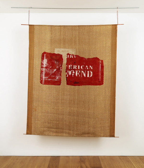 Shezad Dawood, Fragment of a carton of cigarettes, 2017