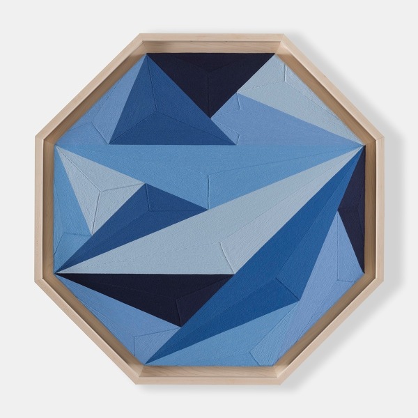 Eduardo Terrazas 28.732024 Wool yarn on wooden board covered with Melipona bee wax 35 ⅜ x 35 ⅜ x 1 ⅜ in. (90 x 90 x 3.5 cm) Framed: 39 ¾ x 39 ¾ x 2 ¾ in. (101 x 101 x 7 cm)